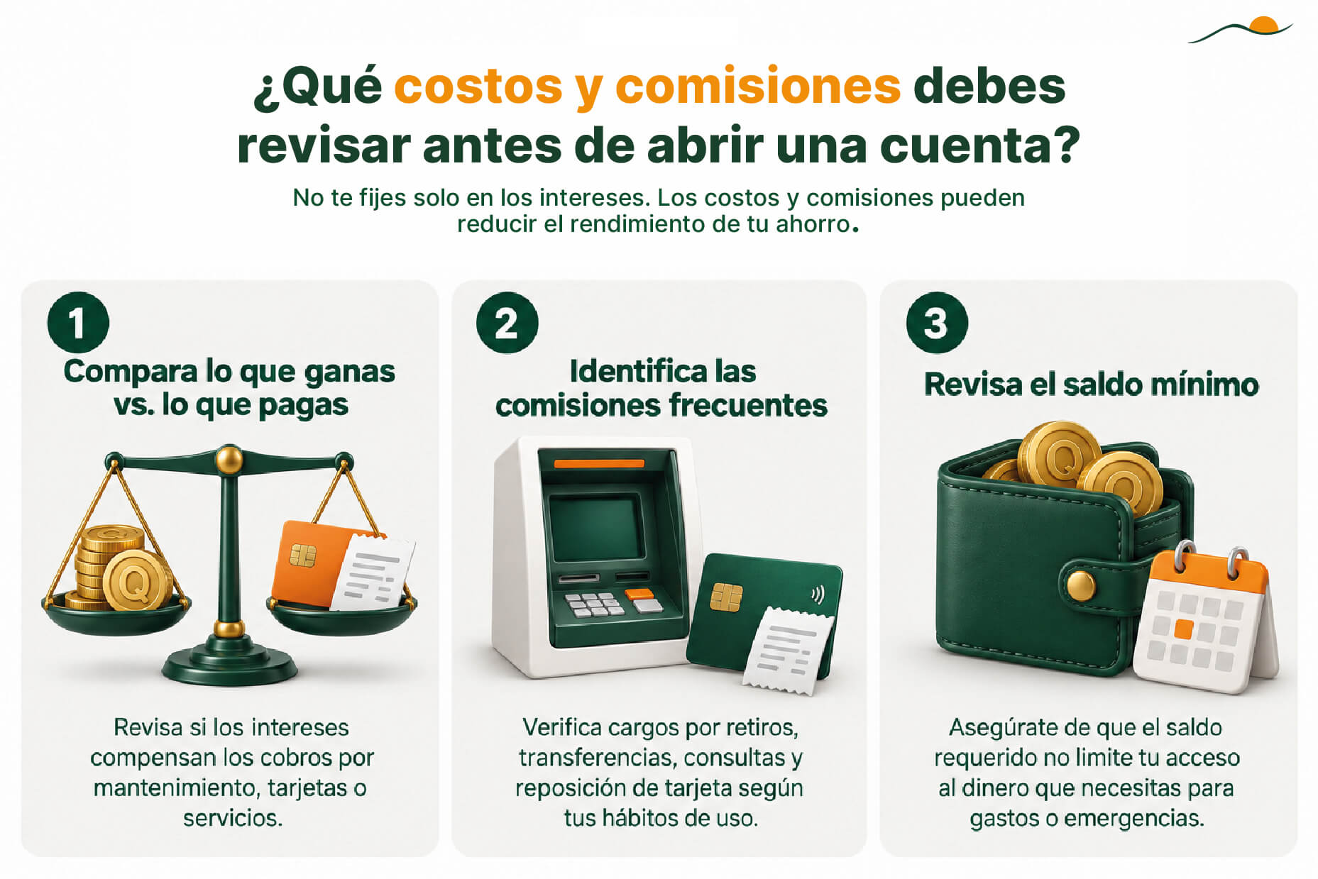 02. ¿Cómo elegir la mejor cuenta de ahorro en Guatemala