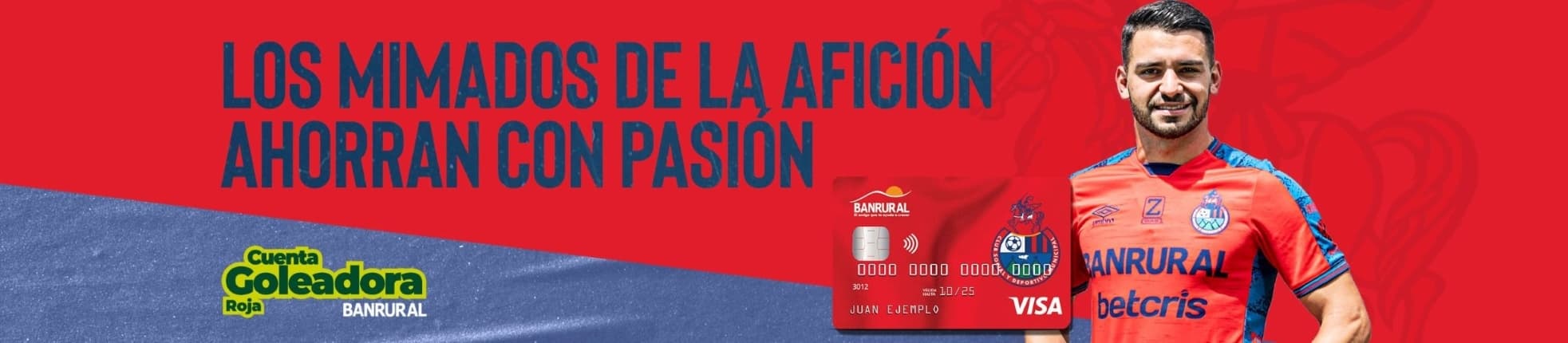 Tarjeta de Débito Goleadora Rojos