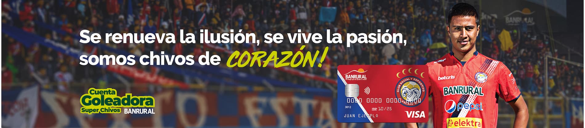 Tarjeta Débito Goleadora Super Chivos