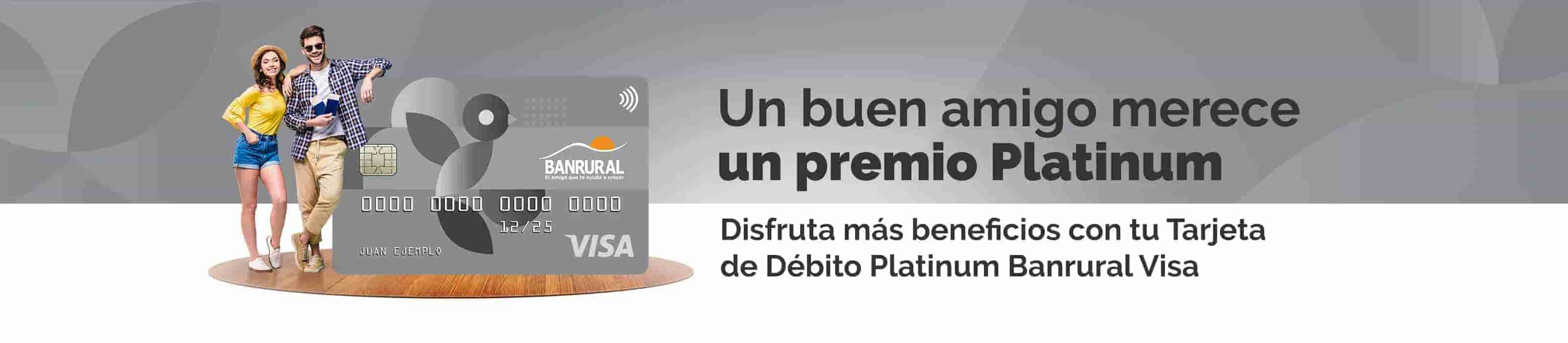 Tarjeta de Débito Platinum Banrural Visa