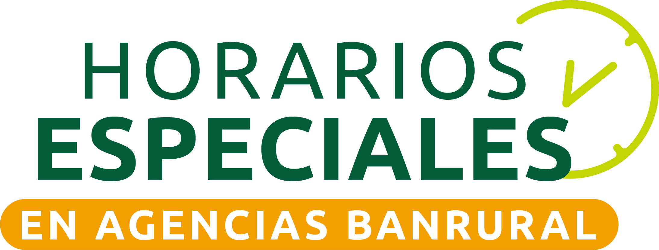 Horarios especiales en Agencias Banrural