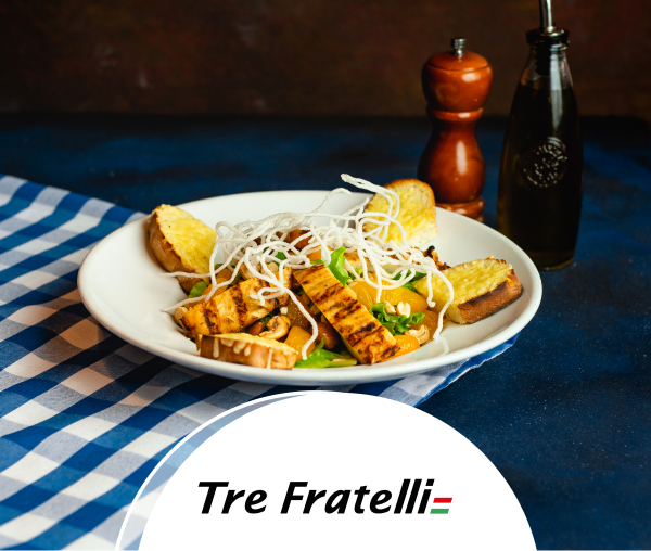 TLPromo_TREFRATELLI, Menú TREFRATELLI