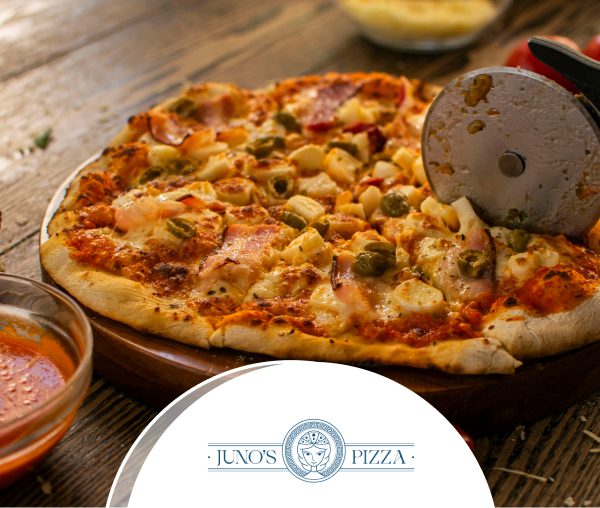 TLPromo_Juno's pizza, Producto o servicio promocionado Juno's pizza