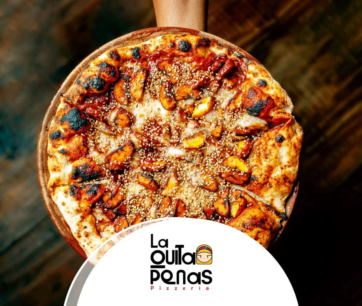 TLPromo_La Quita Penas Pizzería, Producto o servicio promocionado La Quita Penas Pizzería