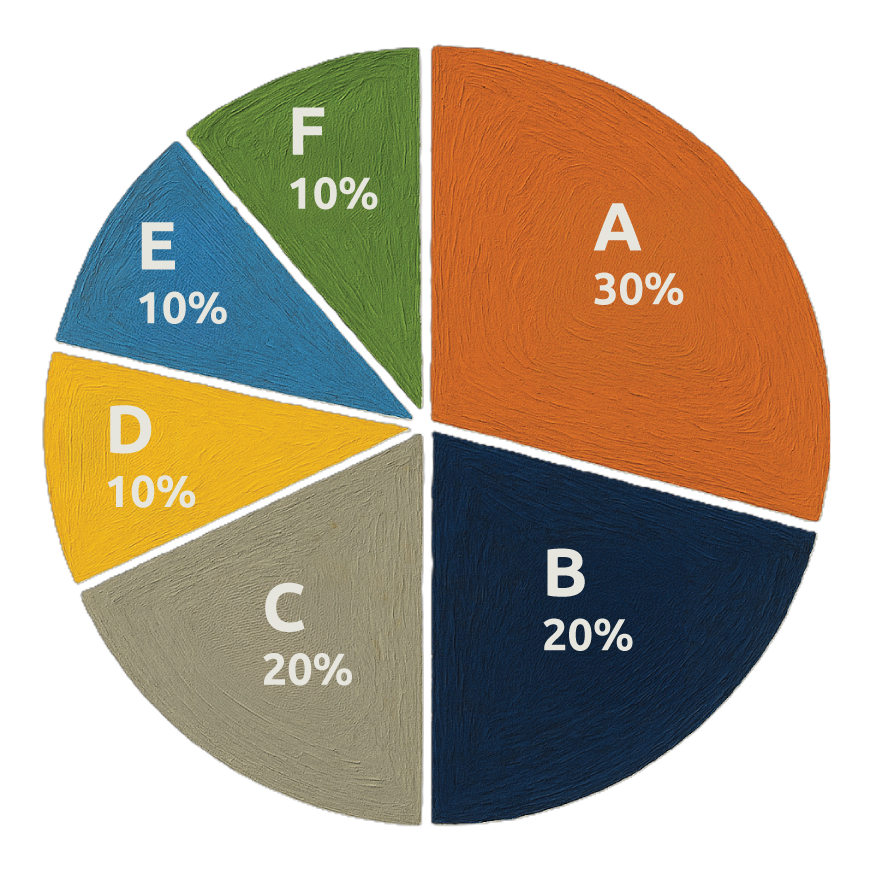 Gráfica de composición del capital